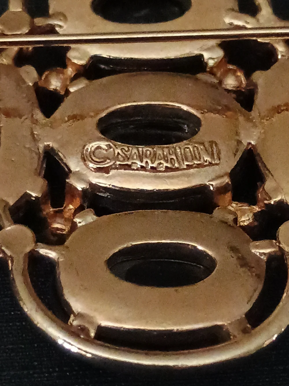 Sara Coventry gold tone